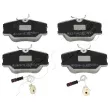 ASHIKA 50-00-0525 - Jeu de 4 plaquettes de frein avant