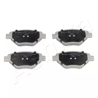 Jeu de 4 plaquettes de frein avant ASHIKA OEM 410609192R