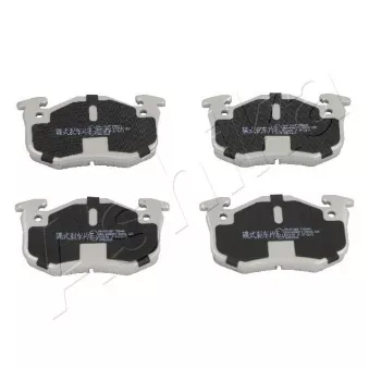 Jeu de 4 plaquettes de frein avant ASHIKA OEM 7701203213