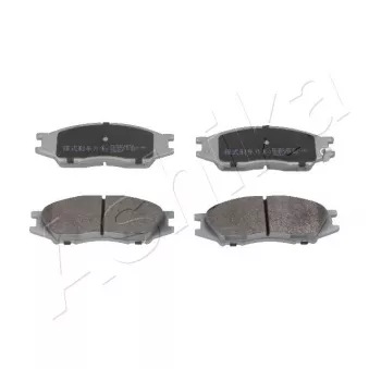 Jeu de 4 plaquettes de frein avant ASHIKA OEM AY040NS108