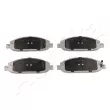 Jeu de 4 plaquettes de frein avant ASHIKA [50-01-153]