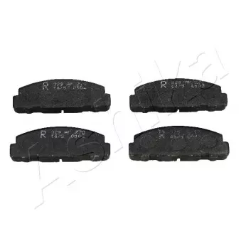 Jeu de 4 plaquettes de frein avant ASHIKA 50-06-604