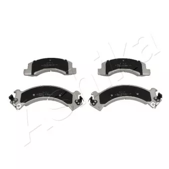 Jeu de 4 plaquettes de frein avant ASHIKA 50-09-907