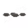 ASHIKA 51-00-00013 - Jeu de 4 plaquettes de frein arrière