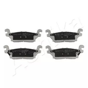 Jeu de 4 plaquettes de frein arrière ASHIKA OEM 15240812