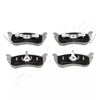 Jeu de 4 plaquettes de frein arrière ASHIKA OEM 1634200520