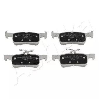 Jeu de 4 plaquettes de frein arrière ASHIKA OEM 1647875680