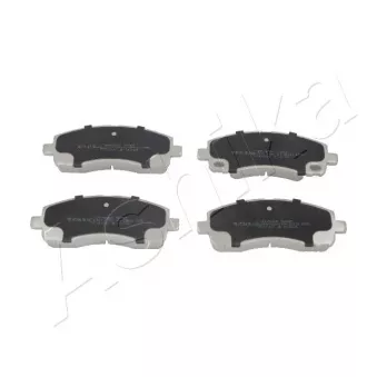 Jeu de 4 plaquettes de frein arrière ASHIKA OEM MK529567