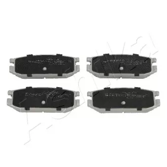 Jeu de 4 plaquettes de frein arrière ASHIKA 51-05-593