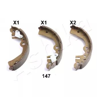 Jeu de mâchoires de frein ASHIKA OEM AY360NS089