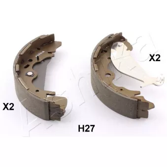Jeu de mâchoires de frein ASHIKA OEM 583054HA00