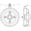 ASHIKA 56-00-0407C - Tambour de frein