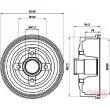 Tambour de frein ASHIKA [56-00-0412C]