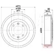 ASHIKA 56-00-0600C - Tambour de frein