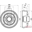 ASHIKA 56-00-0707C - Tambour de frein
