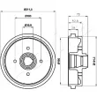 ASHIKA 56-00-0901 - Tambour de frein