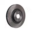 Jeu de 2 disques de frein avant ASHIKA [60-00-0265]