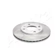 ASHIKA 60-00-0628C - Jeu de 2 disques de frein avant