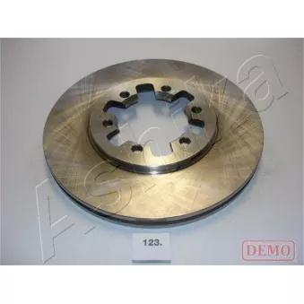 Jeu de 2 disques de frein avant ASHIKA 60-01-123C