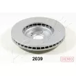 ASHIKA 60-02-2039C - Jeu de 2 disques de frein avant