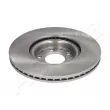 ASHIKA 60-03-351C - Jeu de 2 disques de frein avant