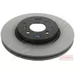 ASHIKA 60-0K-K26C - Jeu de 2 disques de frein avant