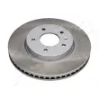 ASHIKA 60-0W-W12C - Jeu de 2 disques de frein avant