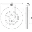 ASHIKA 61-00-0122 - Jeu de 2 disques de frein arrière