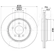 ASHIKA 61-00-0126 - Jeu de 2 disques de frein arrière