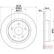 ASHIKA 61-00-0311C - Jeu de 2 disques de frein arrière