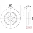 ASHIKA 61-00-0319C - Jeu de 2 disques de frein arrière
