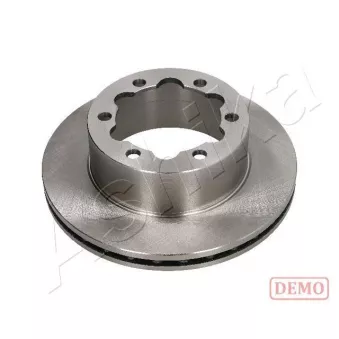 Jeu de 2 disques de frein arrière ASHIKA OEM 2E0615601