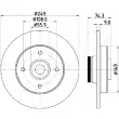 ASHIKA 61-00-0607 - Jeu de 2 disques de frein arrière