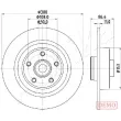 ASHIKA 61-00-0702C - Jeu de 2 disques de frein arrière