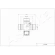 ASHIKA 66-09-916 - Joint, arbre longitudinal