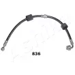 ASHIKA 69-08-836 - Support, flexible de frein avant gauche 