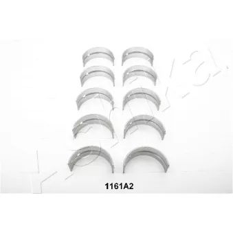 Kit de coussinet de vilebrequin ASHIKA 86-1161A2