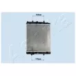 ASHIKA RDA033069 - Radiateur, refroidissement du moteur