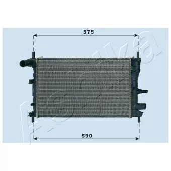 Radiateur, refroidissement du moteur ASHIKA RDA053062 pour FORD FIESTA 1.4 i 16V - 90cv