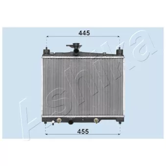 Radiateur, refroidissement du moteur ASHIKA OEM 1640023090