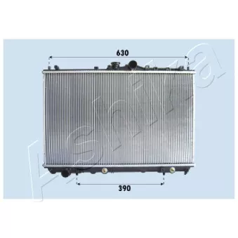 Radiateur, refroidissement du moteur AVA QUALITY COOLING MT2153