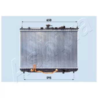 Radiateur, refroidissement du moteur ASHIKA OEM 0K2KC15200