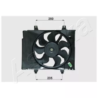 Ventilateur, refroidissement du moteur AVA QUALITY COOLING KA7521