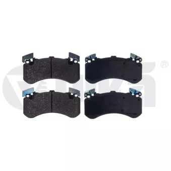 Jeu de 4 plaquettes de frein avant VIKA [66981695901]