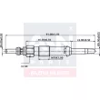 A-N PARTS A-N093227 - Bougie de préchauffage