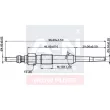 Bougie de préchauffage A-N PARTS [A-N097001]