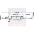 Bougie de préchauffage A-N PARTS [A-N098474]