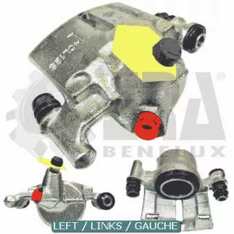 ERA Benelux BC62074 - Étrier de frein avant gauche