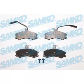 Jeu de 4 plaquettes de frein avant SAMKO OEM 9940092