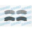 Jeu de 4 plaquettes de frein avant SAMKO [5SP036]